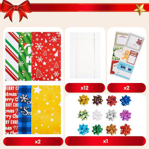 Christmas Shirt Gift Boxes with <b>Pull</b> <b>Bows</b> and Tag, Xmas Clothing Gift Box, Holiday Shirt Boxes for Gifts Wrapping, Christmas - Product Image 2