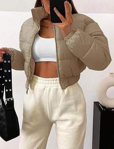 Chaquetas acolchadas y bomber brillantes para mujer personalizadas, abrigos de burbujas de invierno, chalecos sin mangas, opciones de diseño a medida, fabricante OEM/ODM - Product Image 6