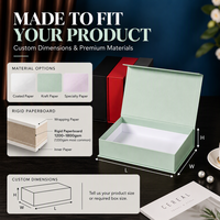 Boîtes cadeaux personnalisées de luxe, emballage rigide en papier avec taille, couleur, logo et insert personnalisés