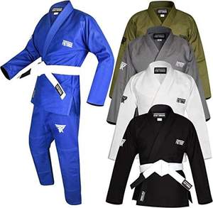 เครื่องแบบ BJJ GI Jiu Jitsu ผ้าฝ้าย100% สำหรับสวมใส่ศิลปะการต่อสู้สามารถปรับแต่งได้ - Product Image 4