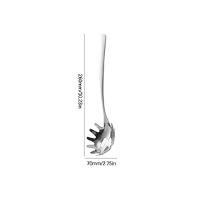Household Stainless Steel <b>Spaghetti</b> Pasta <b>Spoon</b> Server Wholesale Stainless Steel Home Clew Pasta <b>Spoon</b> Best Sale - Product Image 2