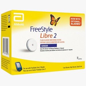 Nueva Oferta de Venta - Sistema de Monitoreo de Glucosa Freestyle Libre 2, Sensores, Lectores, Resistencia al Agua 3BAR, Funda de Goma, Blanco Dorado - Product Image 2