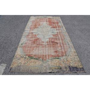 พรมขนสัตว์เป็นมิตรต่อสิ่งแวดล้อมสำหรับพื้นที่ขนาดใหญ่แนววินเทจสีแดงผ้าต่อสิ่งแวดล้อมดีไซน์แอบสแตรกต์ทรงสี่เหลี่ยมผืนผ้าแนววัยรุ่น5.3ยาง9.8นิ้ว - Product Image 1