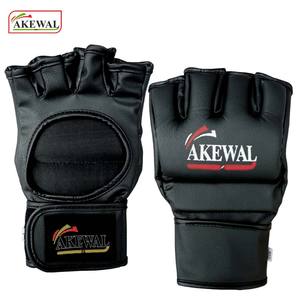 Guantes de MMA y Grappling de cuero de vaca de alto rendimiento para entrenamiento y competición con empuñaduras - Product Image 4