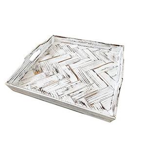 Bandeja de madera para servir y diferentes estilos Bandeja de madera y color blanco y menaje y restaurantes - Product Image 1