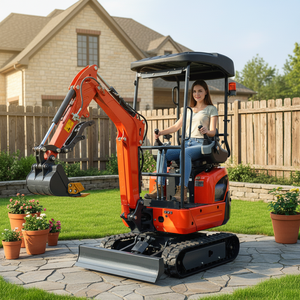 Mini-excavatrice Kubota Euro5 avec moteur EPA, chargeuse-pelleteuse, tracteur-chargeur 3 tonnes, moteur SDEC, pompe hydraulique Eaton, excavatrice agricole - Product Image 3
