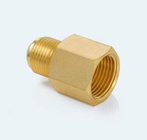 Adaptateur en laiton droit à embout évasé SAE de 1/2 pouce mâle vers 5/8 pouce femelle - Product Image 2