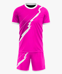 Kit de fútbol de sublimación completa personalizado para hombres y mujeres, camiseta de fútbol cómoda de tela ligera suave, 100% poliéster - Product Image 2