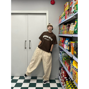 OEM ODM 100% algodón respetuoso con el medio ambiente Boxy camiseta para Unisex verano Streetwear estilo personalizado bordado e impresión hecha en Vietnam - Product Image 3