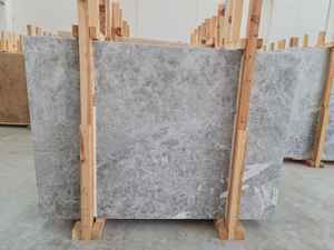 Pierre naturelle turque moderne de haute qualité 2023-Dalle de marbre totalement gris finition polie aiguisée taille coupée hôtels au sol - Product Image 5