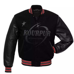 แจ็คเก็ตวาร์ซิตี้ผ้าแคนวาสวินเทจสั่งทำได้ตามต้องการสำหรับทุกเพศ แขนเสื้อผ้าฝ้าย กันลม เป็นมิตรกับสิ่งแวดล้อม ราคาสมเหตุสมผล - Product Image 1