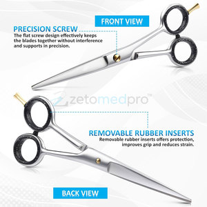 Tijeras de Peluquería de 6.5 Pulgadas que Ofrecen Cortes Suaves y Control de Estilo, Tijeras de Peluquería de Grado Profesional para Cortar el Cabello - Product Image 4