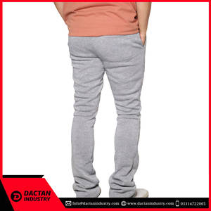 Pantalon évasé en toile polyester/coton pour homme, de haute qualité, en molleton, couleur argent, léger, taille haute, style décontracté, poches latérales - Product Image 6