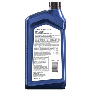 Exportador global de aceite diésel sintético Shell Rotella T6 5W40 para uso comercial en motores de equipos pesados - Product Image 3