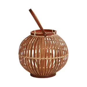 Cadre de lanterne en bambou de haute qualité lanterne en bambou décorative pas cher en gros DHT HANDICRAFT VIETNAM - Product Image 1