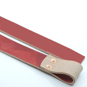 Correas de levantamiento de cuero de alta resistencia, correas de soporte fuertes para uso en gimnasio y entrenamiento con pesas - Product Image 3