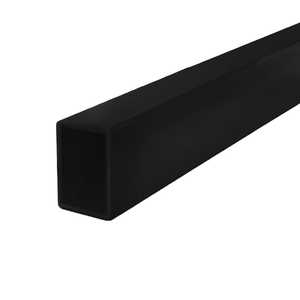 Perfil de Compensación Rectangular Universal Negro Mate L2 P4 H200 cm para Mamparas de Ducha - Accesorios para Baño y Sanitarios - Product Image 1