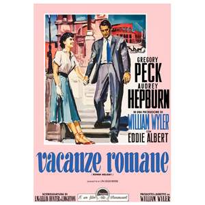 Roman Holidays <b>Poster</b> Paper Wall Decor Featuring Vacanze Novels - Product Image 4