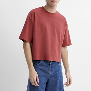 T-shirt court unisexe d'été à séchage rapide, léger, 100 % coton, coupe ajustée, respirant, écologique, anti-boulochage, anti-plis, haute qualité - Product Image 3