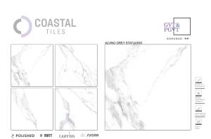 Colección de azulejos de suelo de porcelana de 600x600mm de calidad superior Serie Statuario Diseños de azulejos blancos Venta caliente Colección Statuario - Product Image 4