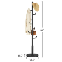 Porte-vêtements en métal minimaliste pour chambre d'angle, bureau et entrée |   Porte-manteau pour vêtements, organisateur de maison avec service OEM et ODM