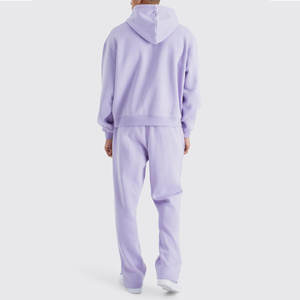 Ropa de calle, chándales cálidos de invierno para hombre, chándales acampanados holgados con estampado de soplo pesado de alta calidad para hombre - Product Image 2