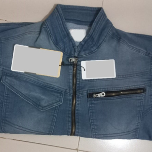 Nueva chaqueta vaquera lavada de moda para hombre, ropa de hombre de alta calidad con cremallera metálica para la elección del motorista y la chaqueta universitaria joven - Product Image 6