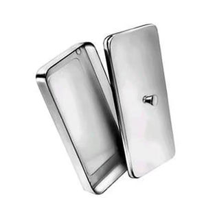 Caja de instrumentos Manual de acero inoxidable de alta calidad para uso médico herramientas quirúrgicas reutilizables embalaje personalizado OEM/ODM - Product Image 6