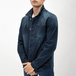 Conjunto de dos piezas ropa de hombre personalizada ropa de calle pantalones vaqueros de mezclilla con chaquetas - Product Image 5