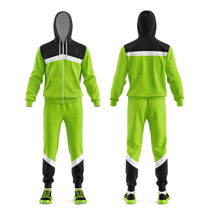 Vêtements de performance écologiques pour hommes grandes tailles, améliorez vos performances athlétiques en automne avec des survêtements en fibre de bambou 100% sublimée - Product Image 1