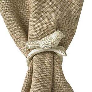 Rond de serviette oiseau antique, Rond de serviette en métal coulé - Product Image 6
