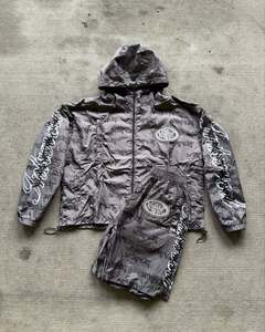 Custom Wind Breaker Set Hombres Chándales reflectantes Windbreaker Nylon Chándal - Product Image 5