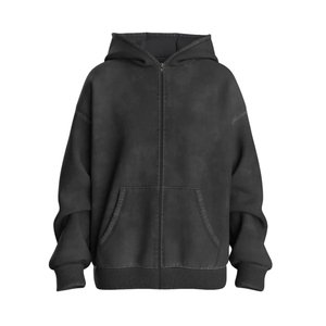 Sudadera con Capucha de Invierno Personalizada OEM, Alta Calidad, 100% Algodón, Transpirable, Impermeable, Ecológica, Estilo Vintage para Hombre, con Estampado - Product Image 1