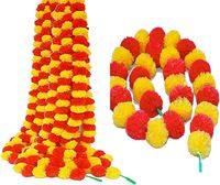 Magnifique guirlande de fleurs artificielles pour décoration de mariage indien, guirlande de fleurs suspendue pour extérieur, décoration de la maison, guirlandes de jasmin