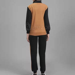 Chándal de mujer de invierno de calidad superior Diseño de dos piezas Tu propio chándal de manga larga para mujer - Product Image 4