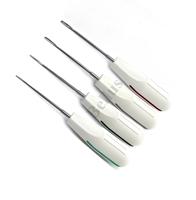 Alat Bedah Gigi Profesional Luxating Elevator & Periotom 4 Buah Bahan Stainless Steel Manual Dapat Digunakan Kembali Set Instrumen Bedah Ergonomis