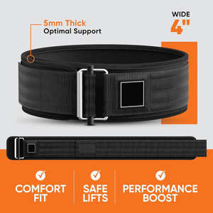 Cinturón de Gimnasio de Neopreno y Nailon Personalizado 2025, Resistente, Transpirable, para Levantamiento de Pesas, Equipo para Entrenamiento de Fuerza - Product Image 2