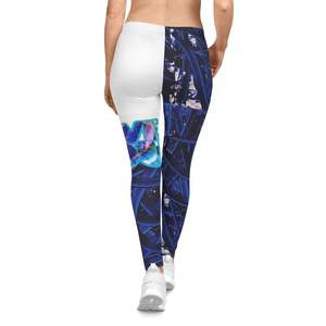 Leggings de compression de sport personnalisés XL pour femmes, élastique doux, spandex, nylon, vêtements de mode à impression moyenne, taille respirante - Product Image 5