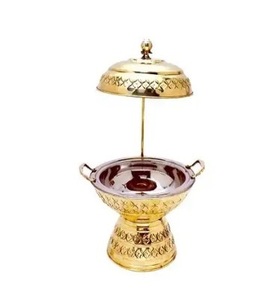 Oferta de la cena Hotel Restaurante Catering Plato de frotamiento Juego de buffet Platos de frotamiento de acero inoxidable Pantalla de calefacción Juego de calentador de alimentos - Product Image 1