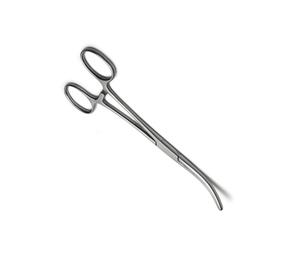 Fórceps hemostáticos de acero inoxidable totalmente curvados dentados - Product Image 4