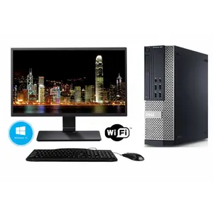 SFF 데스크탑-코어 i5 2400, 8GB DDR3 RAM, 240GB SSD, ows 10 Home 64bit, WiFi 준비, 새로운 22 인치 LED 모니터 (갱신)