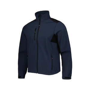 Nouvelle veste Soft Shell Design personnalisé vêtements de travail d'hiver enfant coupe-vent imperméable doublure en maille fermeture éclair veste Soft Shell - Product Image 6