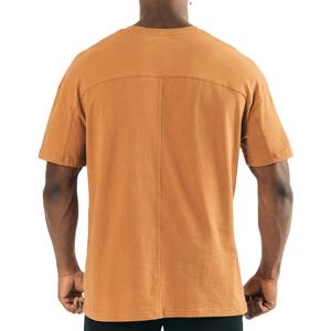 Surdimensionné hommes t-shirt 100% coton séchage rapide doux entraînement vêtements actifs fitness gym respirant surdimensionné t-shirts - Product Image 3