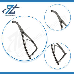 Espátula Tipo Inge de 40 mm de Apertura, Sin Dientes, Punta de 5 mm de Ancho, 170 mm de Largo, Juego de Instrumentos Quirúrgicos de Acero Inoxidable, Certificado CE - Product Image 4