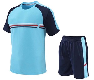 ชุดเครื่องแบบฟุตบอลสำหรับคลับชุดเสื้อทีมและกางเกงขาสั้นระบายอากาศชุดชุดกีฬาส่วนตัว - Product Image 1