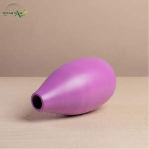 Jarrón de Mesa Art Deco Enrollado de Bambú Hecho a Mano y Personalizable - Decoración Ecológica y Duradera de Thanh Nam Arts JSC - Product Image 3