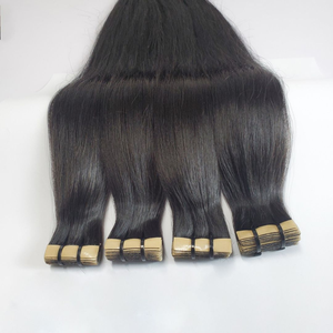 100% Vietnamese Raw Double Drawn Human Hair <b>Tape</b> Hair Extension High Quality Natural <b>Tape</b> in Hair Extension - Product Image 3