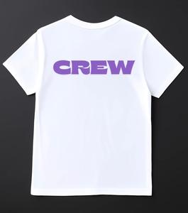 Vente en gros T-shirt col rond en coton T-shirt graphique avec logo imprimé par transfert numérique personnalisé en soie T-shirt doux régulier pour hommes - Product Image 3