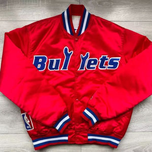 Chaqueta Universitaria de Satén para Hombre, Tendencia 2025, Bordado Personalizado, Chaqueta Bomber de Béisbol Extra Grande, Chaquetas Letterman, Ropa Urbana al por Mayor - Product Image 2