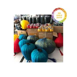 Linternas de seda Hoi An hechas a mano con marco de bambú Hermosa opción de iluminación para festivales Fiestas Casas - Product Image 2